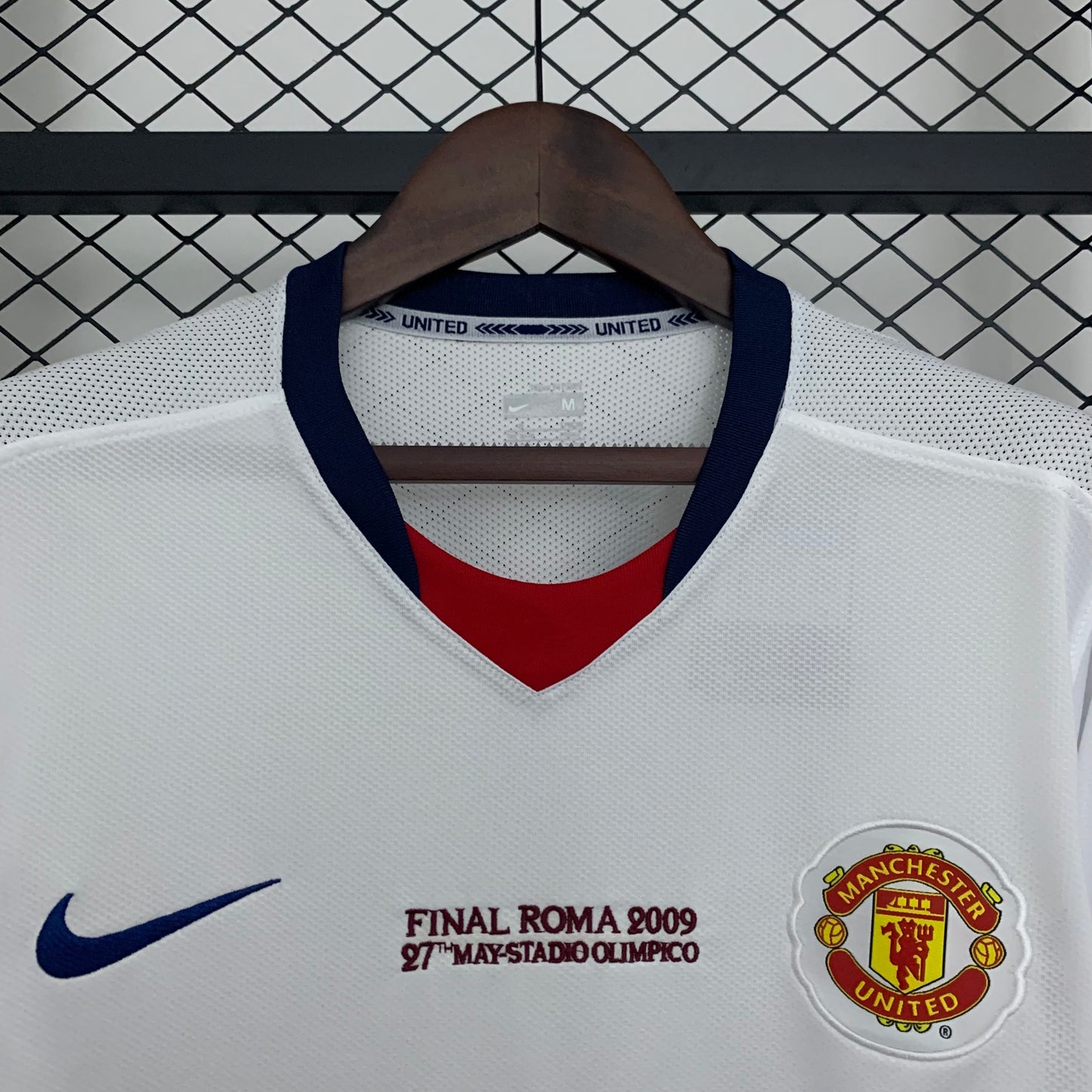 Retro Manchester United 08-09 Visitante Final Champions (Manga Larga)