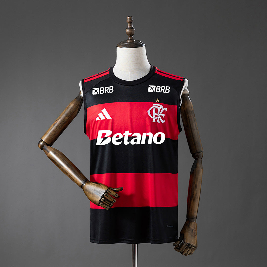 Flamengo 26-27 Local Todos los Patrocinadores Tirantes (Fan Version)
