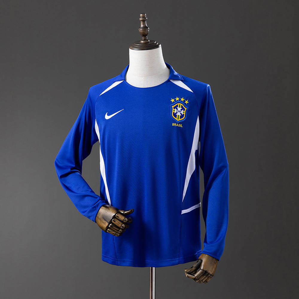 Retro Brasil 2002 Visitante (Manga Larga)