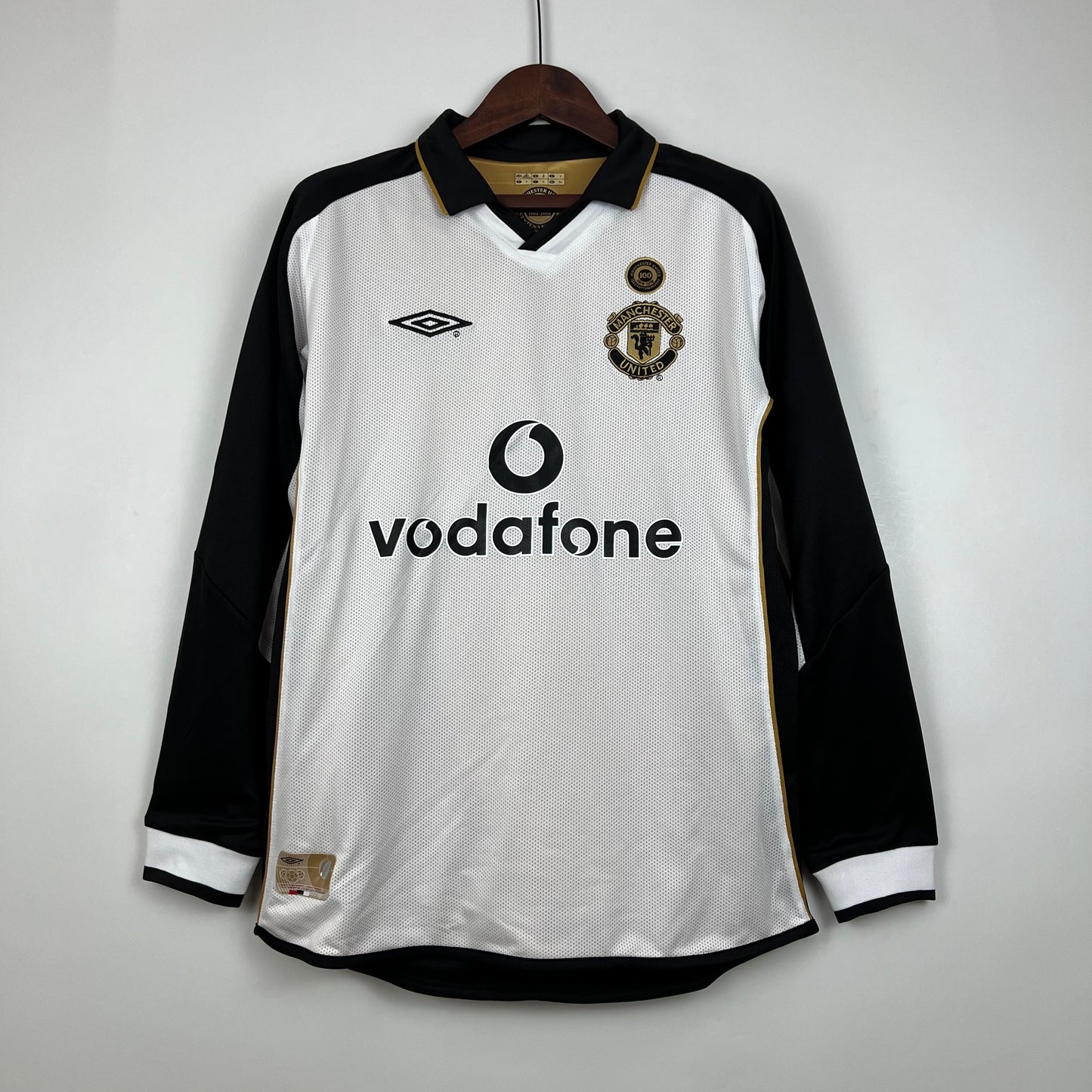 Retro Manchester United 01-02 100 aniversario Reversible (Manga Larga)