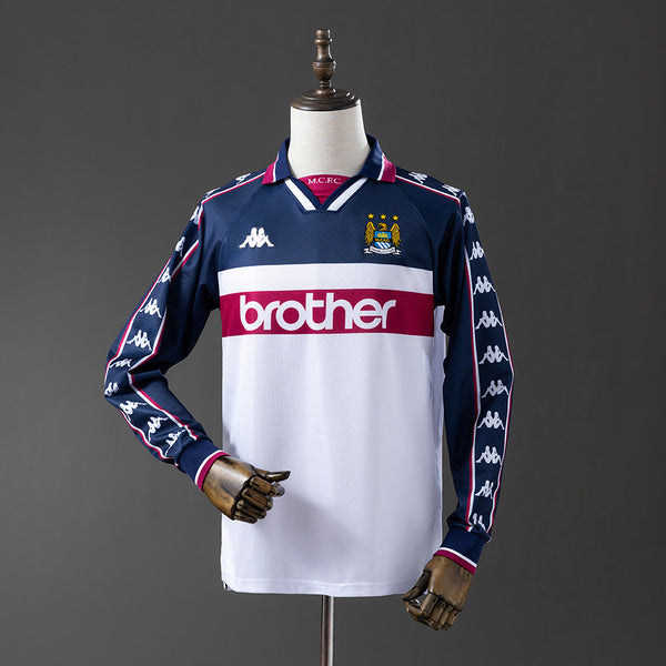 Retro Manchester City 97-98 Visitante (Manga Larga)