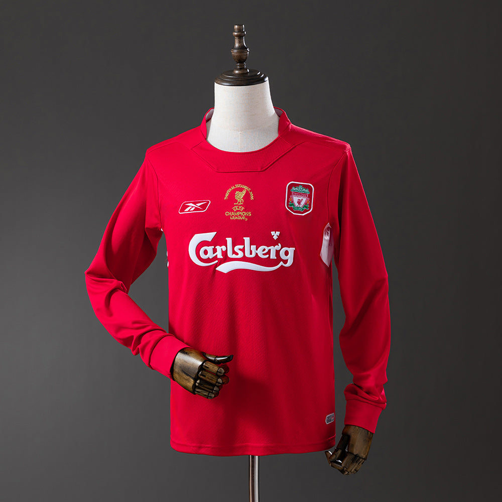 Retro Liverpool 04-05 Local Final Champions (Manga Larga)
