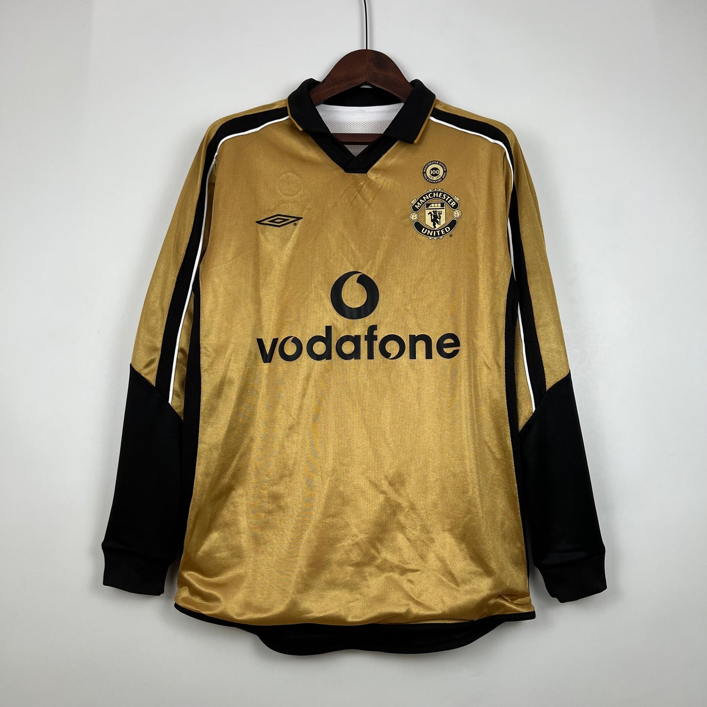 Retro Manchester United 01-02 100 aniversario Reversible (Manga Larga)