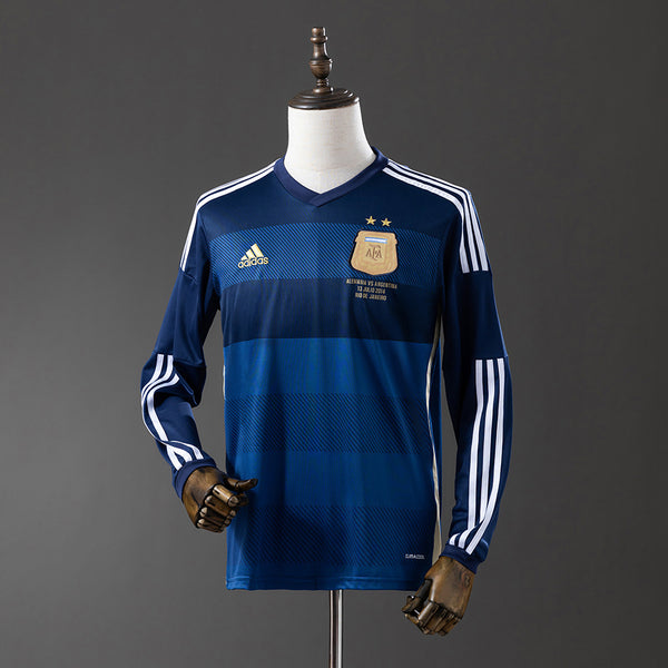 Retro Argentina 2014 Visitante Final Mundial (Manga Larga)