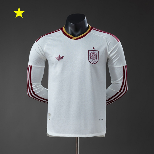 Camiseta España 2026 Visitante Mundial – Manga Larga (Player Version) (1 Estrella)