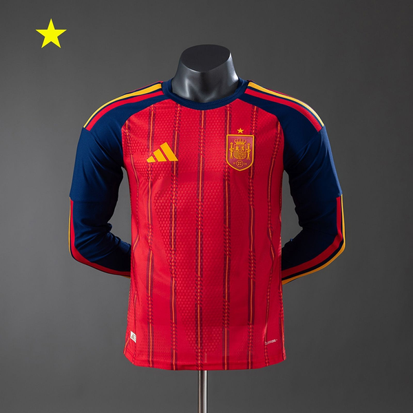 Camiseta España 2026 Local Mundial – Manga Larga (Player Version) (1 Estrella)