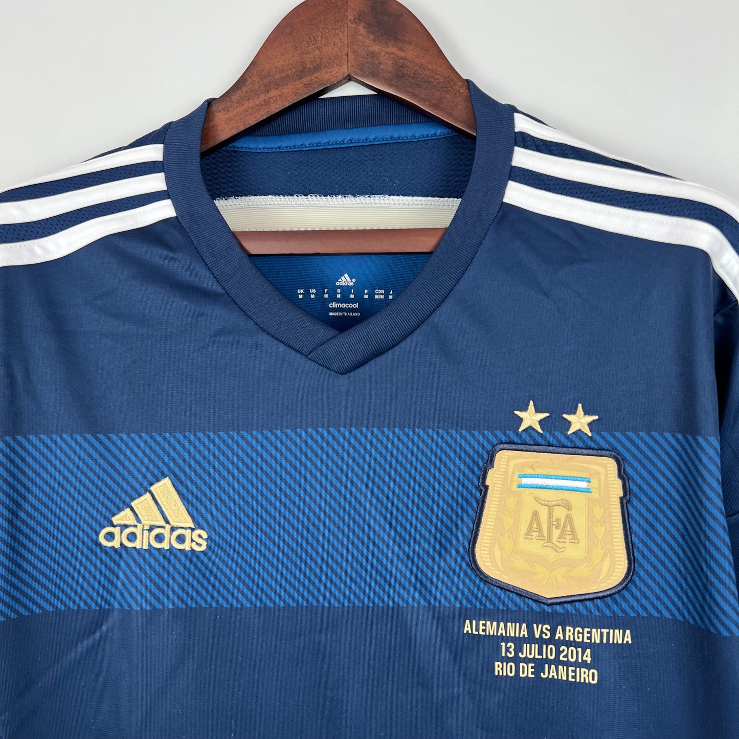 Retro Argentina 2014 Visitante Final Mundial (Manga Larga)