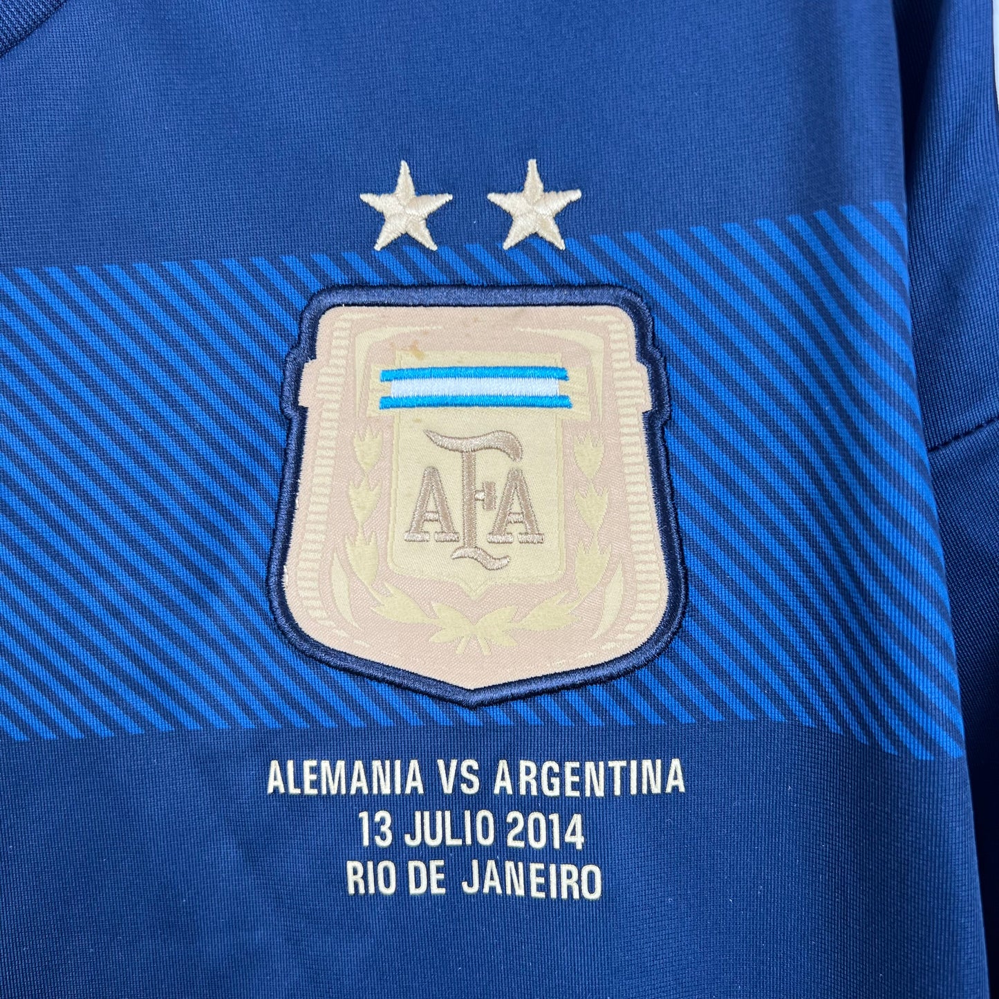 Retro Argentina 2014 Visitante Final Mundial (Manga Larga)