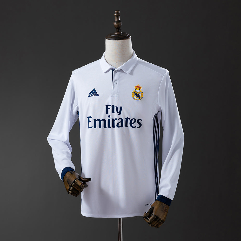 Retro Real Madrid 16-17 Local (Manga Larga)