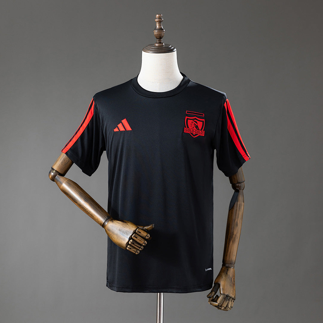 Colo Colo 26-27 Camiseta Algodón Negra (Fan Version)