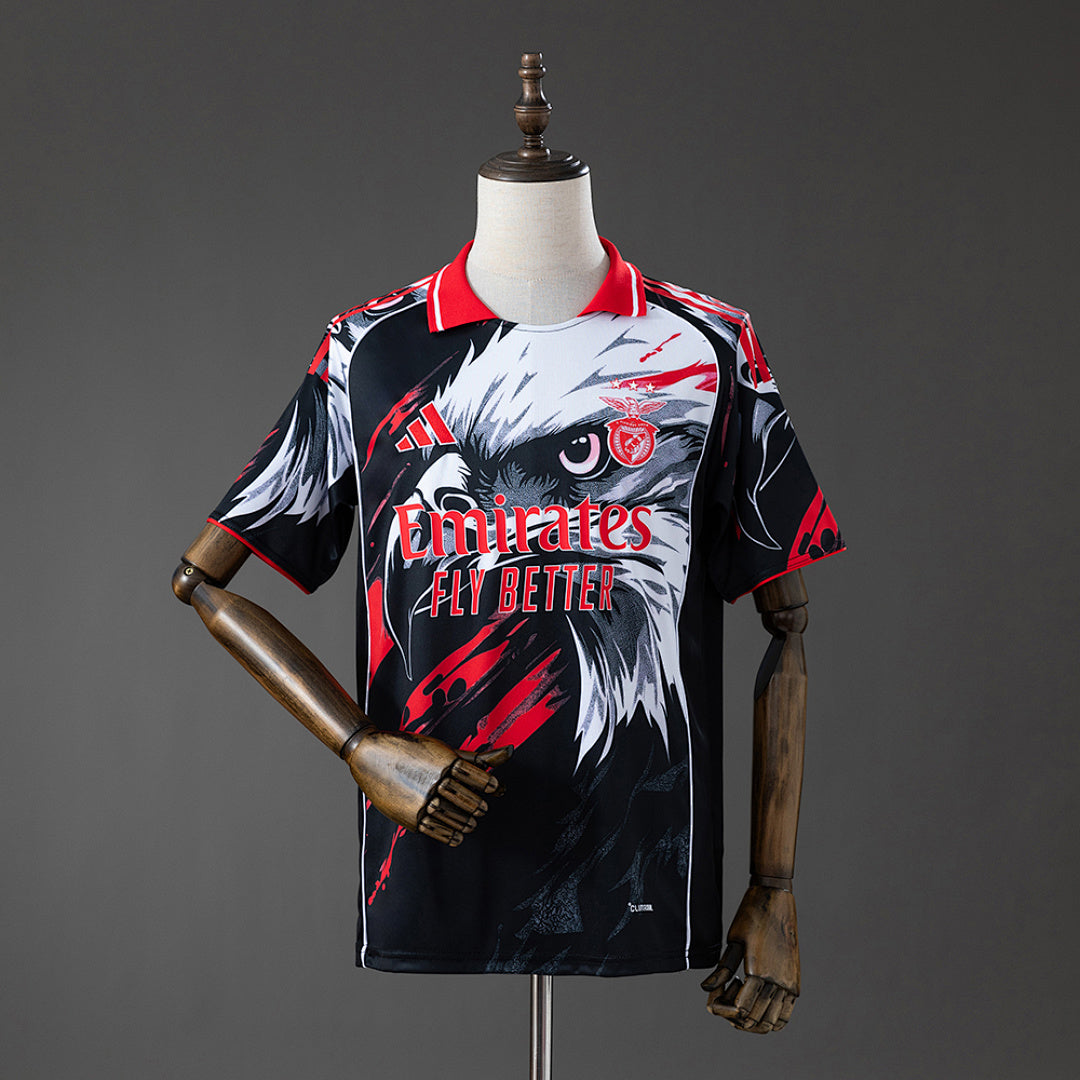 Benfica 26-27 Edición Especial Eagle Negra y Blanca (Fan Version)