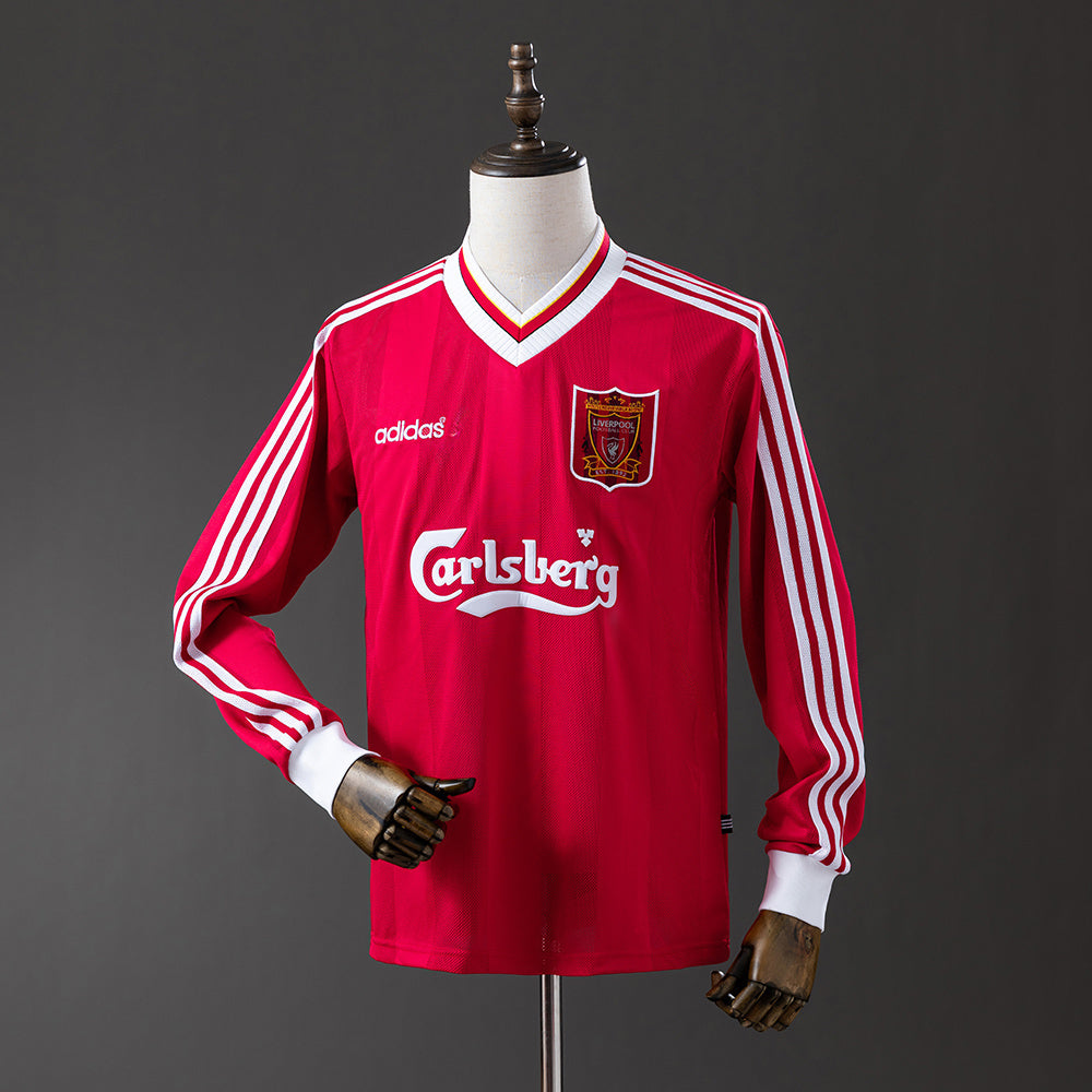 Retro Liverpool 95-96 Local (Manga Larga)