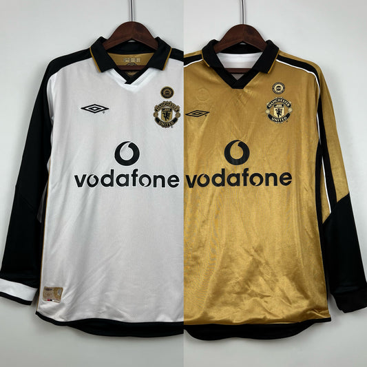 Retro Manchester United 01-02 100 aniversario Reversible (Manga Larga)