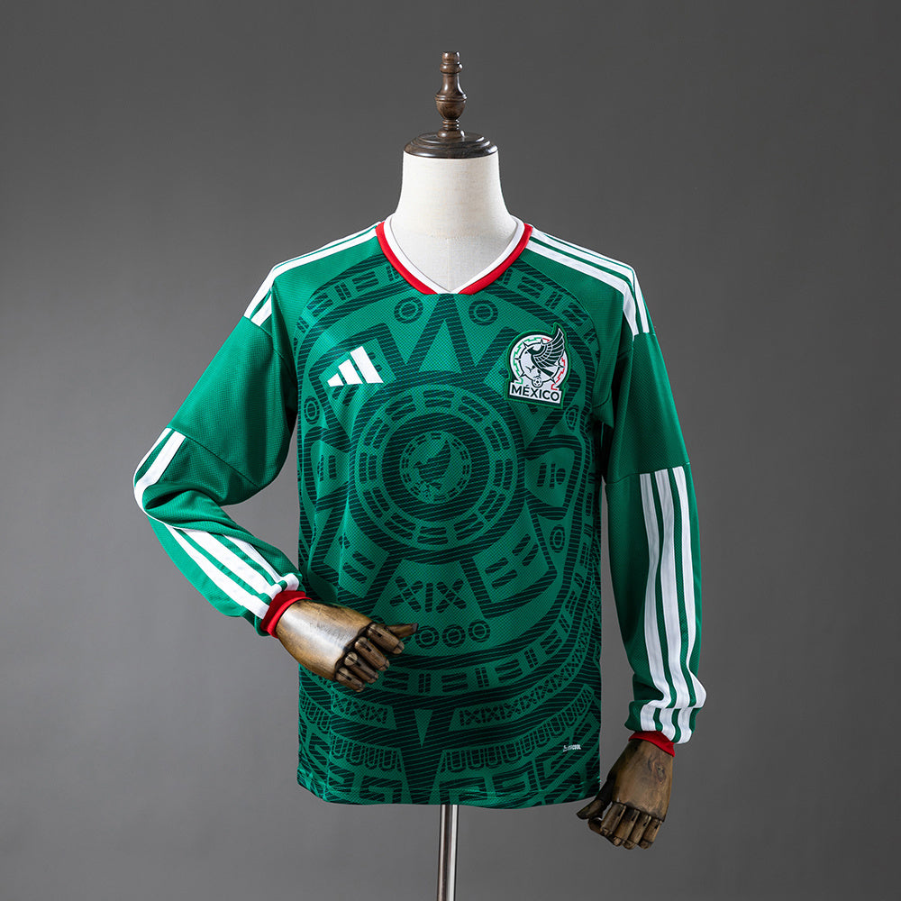 Camiseta México 2026 Local Mundial - Manga Larga
