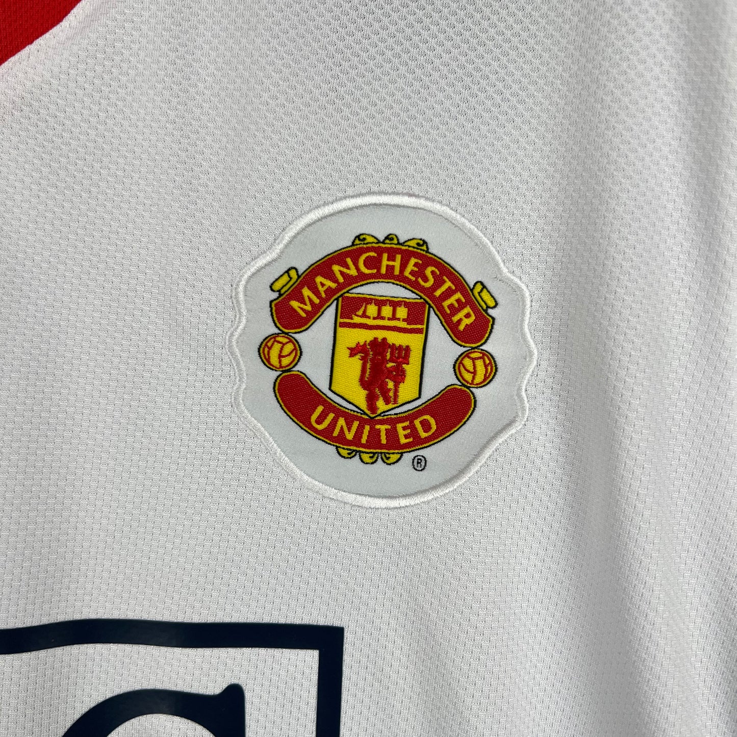 Retro Manchester United 07-08 Blanco (Manga Larga)