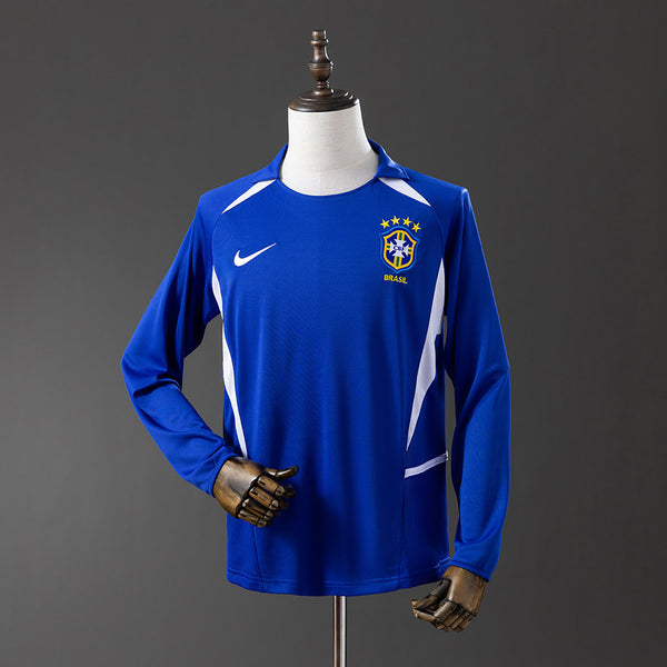 Retro Brasil 2002 Visitante (Manga Larga)