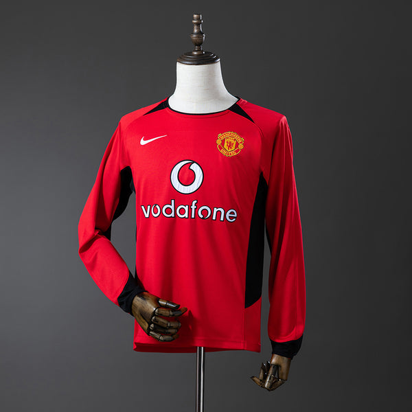 Retro Manchester United 02-04 Local (Manga Larga)