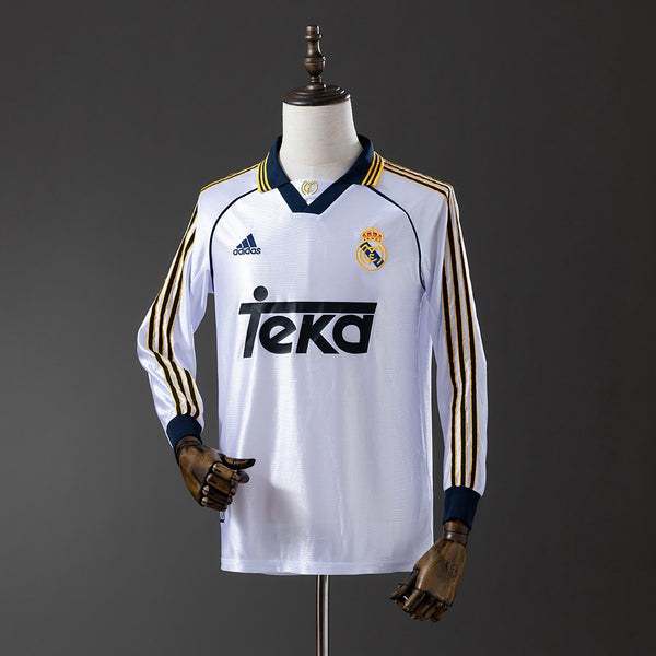 Retro Real Madrid 98-00 Local (Manga Larga)