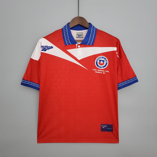 Retro Chile 1998 Local Mundial Francia 98