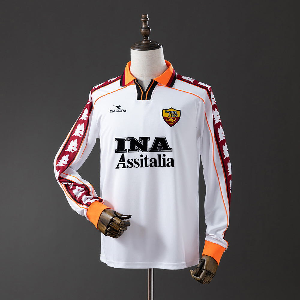 Retro Roma 98-99 Visitante (Manga Larga)