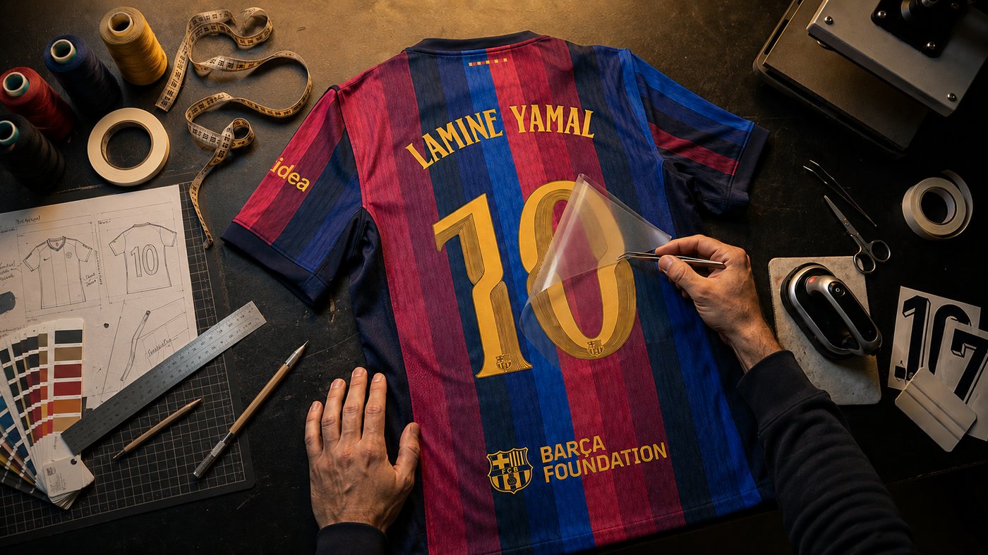 Camiseta del Barça personalizada con nombre y dorsal